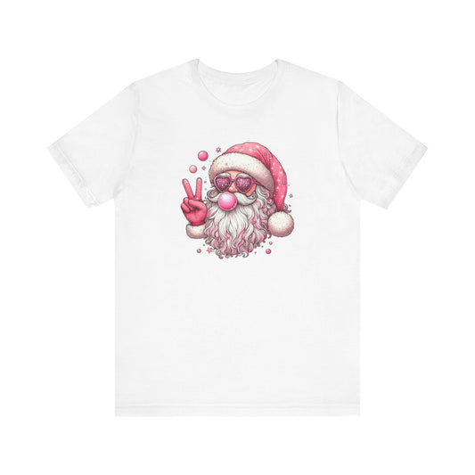 Bubblegum Peace Santa | Christmas | Tee