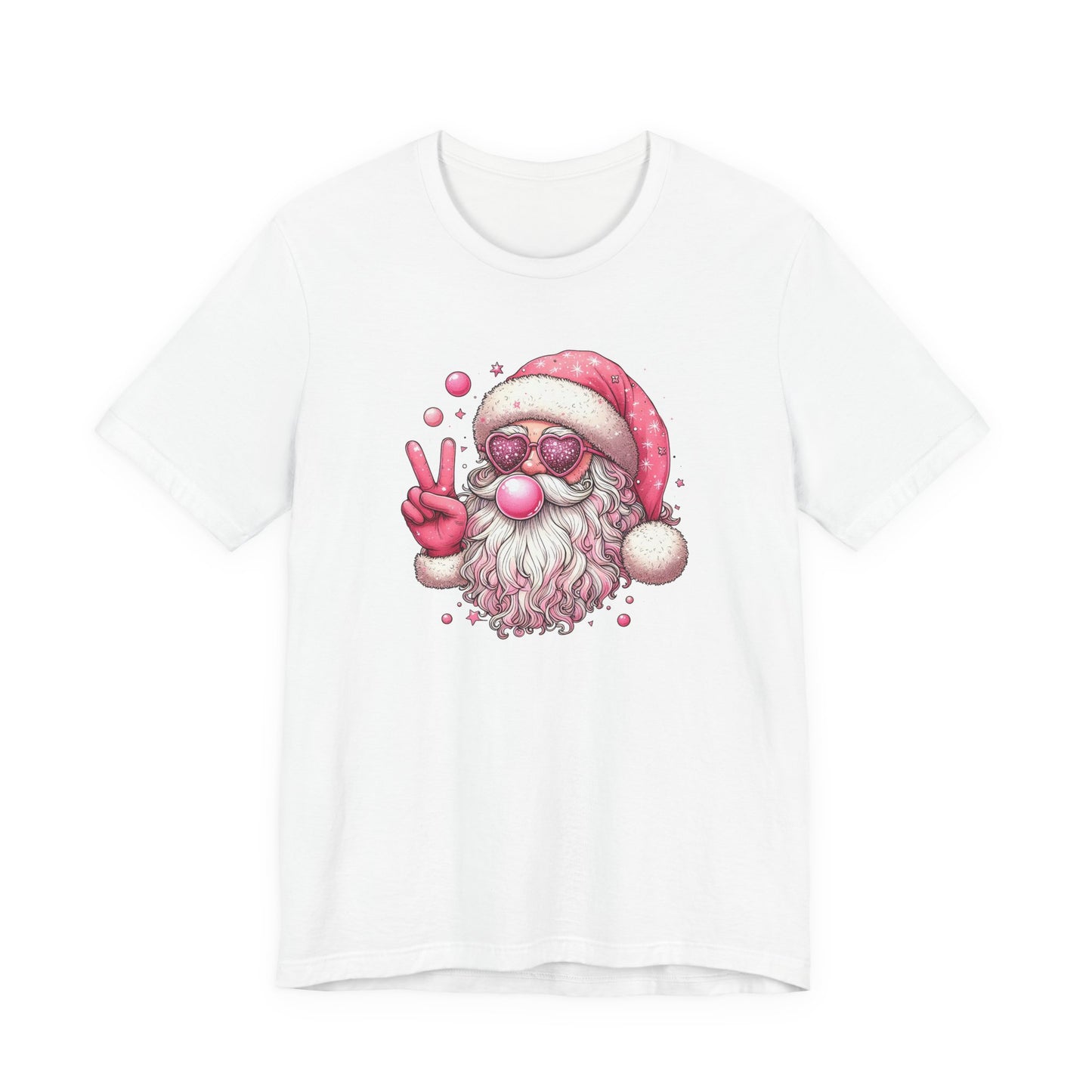 Bubblegum Peace Santa | Christmas | Tee