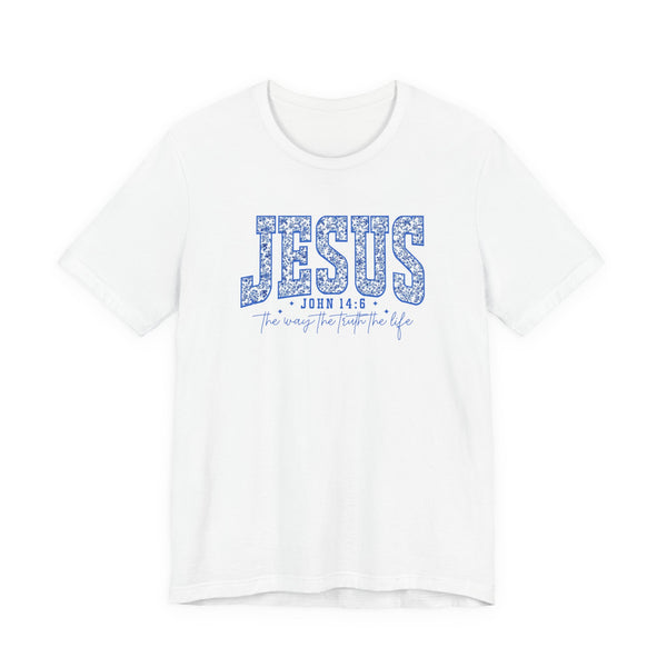 Jesus | John 14:6 | Religious | Floral Tee