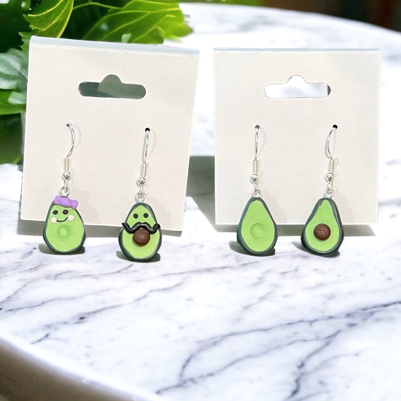 Avocado Dangle Earrings