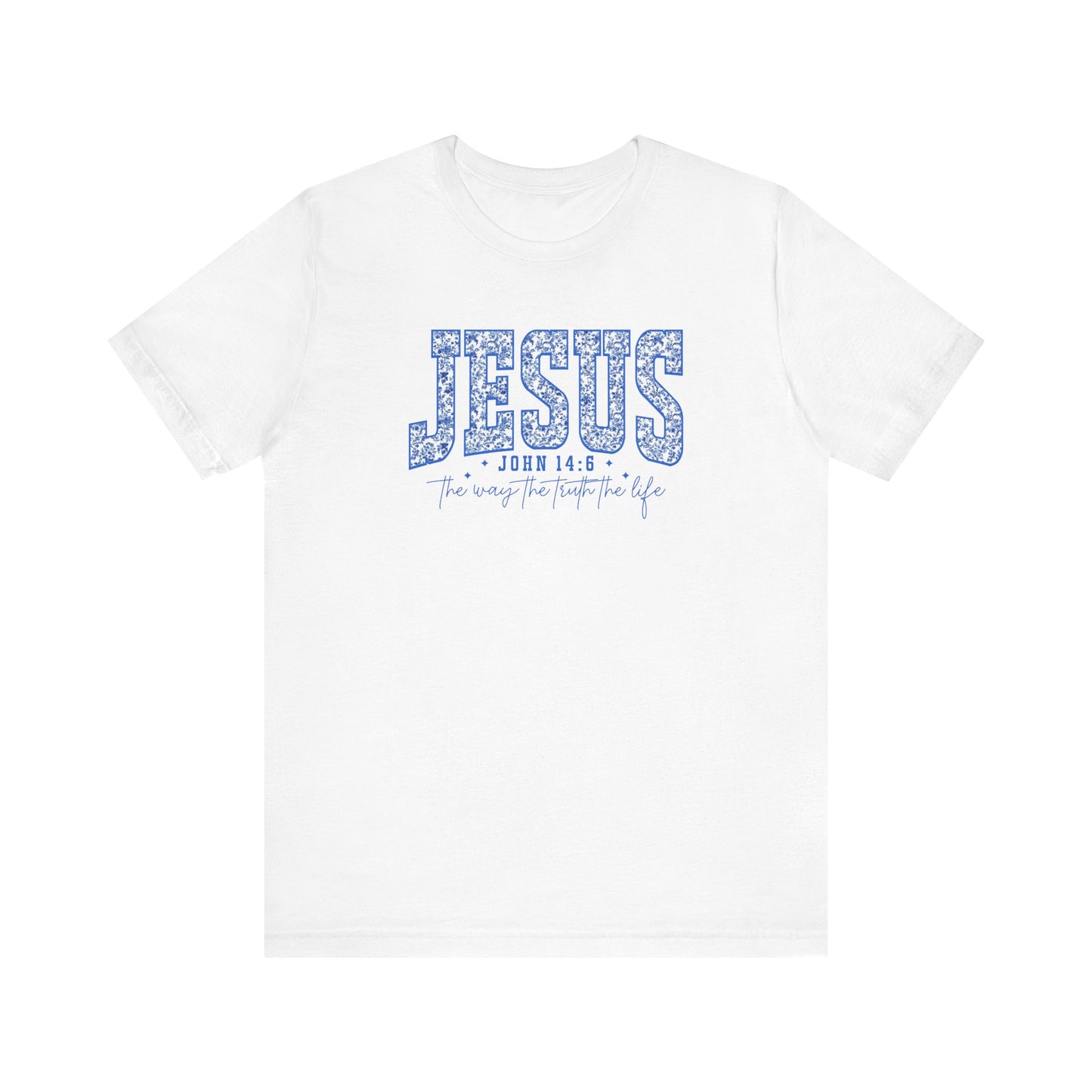 Jesus | John 14:6 | Religious | Floral Tee