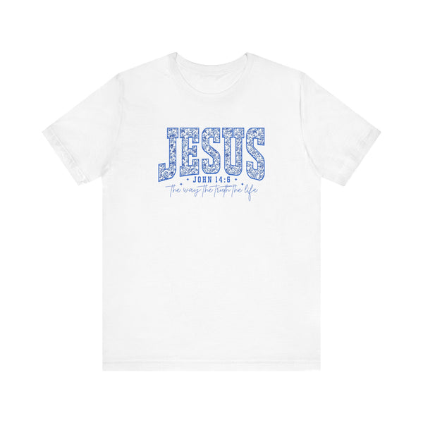Jesus | John 14:6 | Religious | Floral Tee