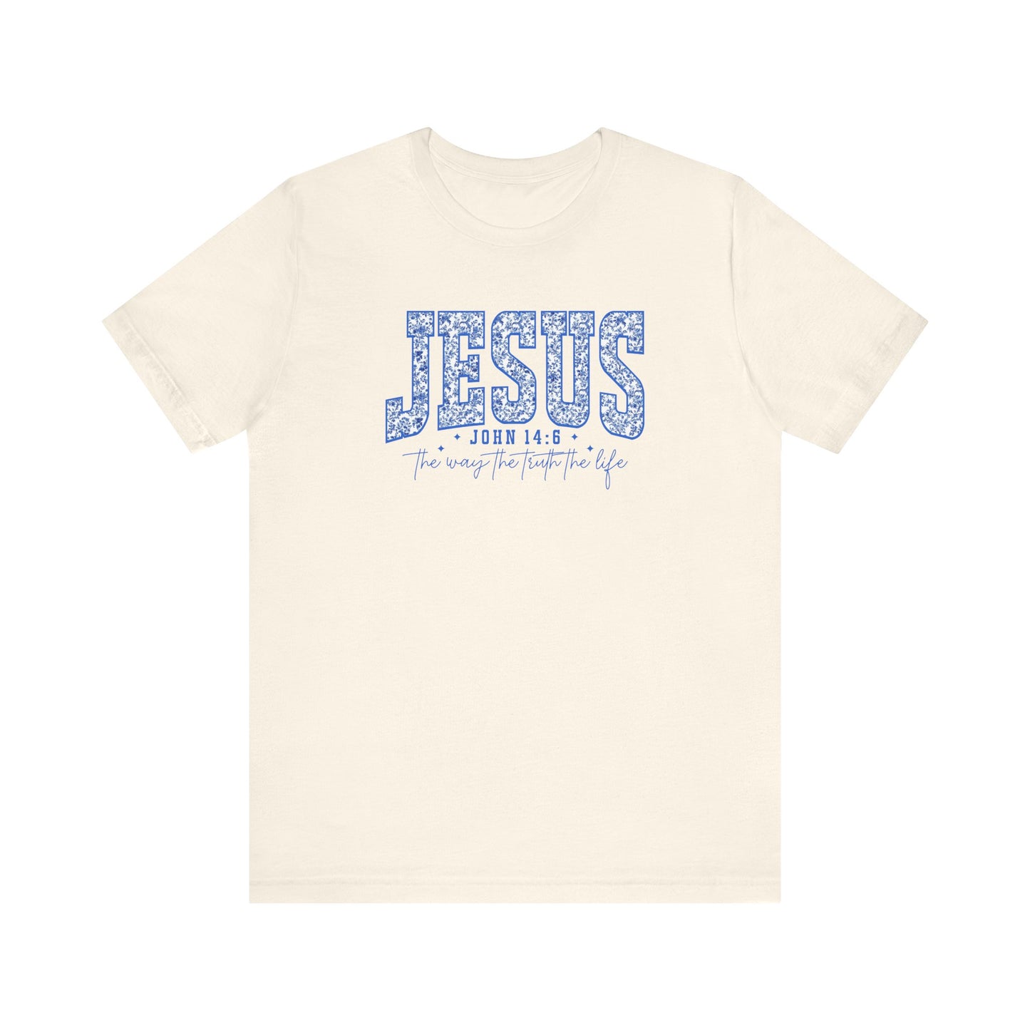 Jesus | John 14:6 | Religious | Floral Tee