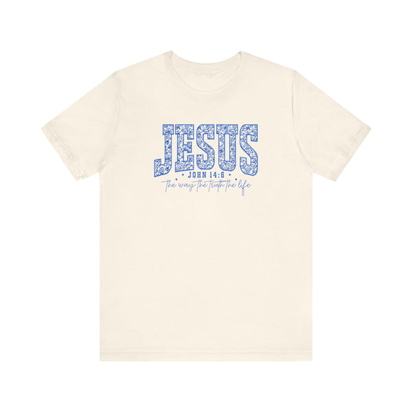 Jesus | John 14:6 | Religious | Floral Tee