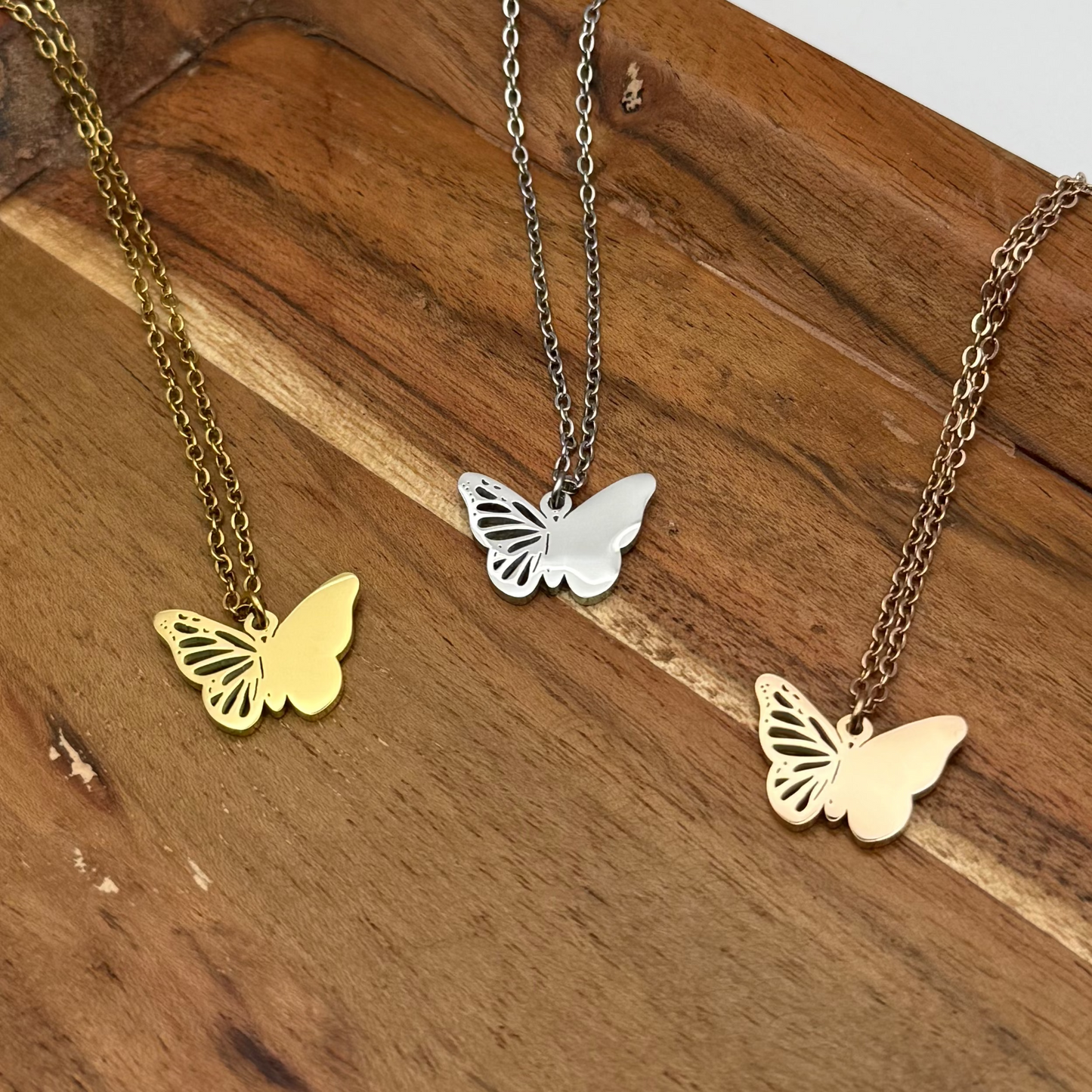 Butterfly Cutout Necklace