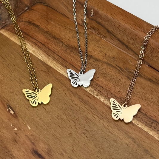 Butterfly Cutout Necklace