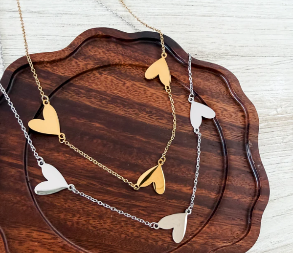 Triple Heart Necklace