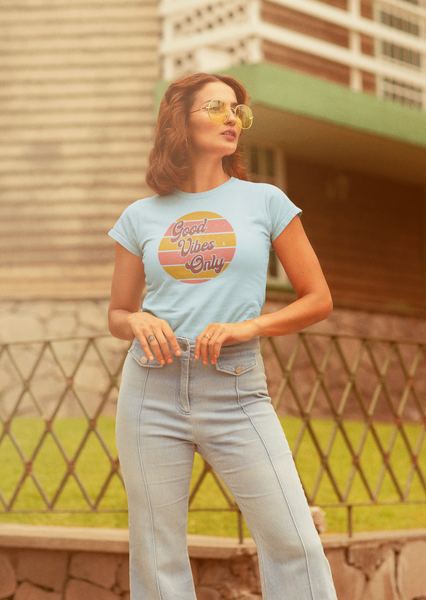 Good Vibes Only Retro Tee